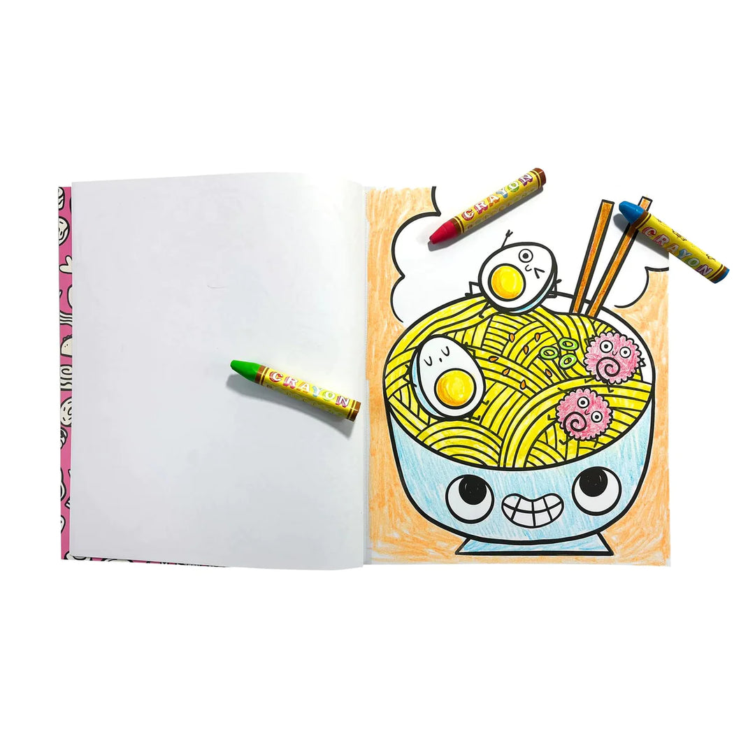 Color-In' Book: Happy Snacks | OOLY