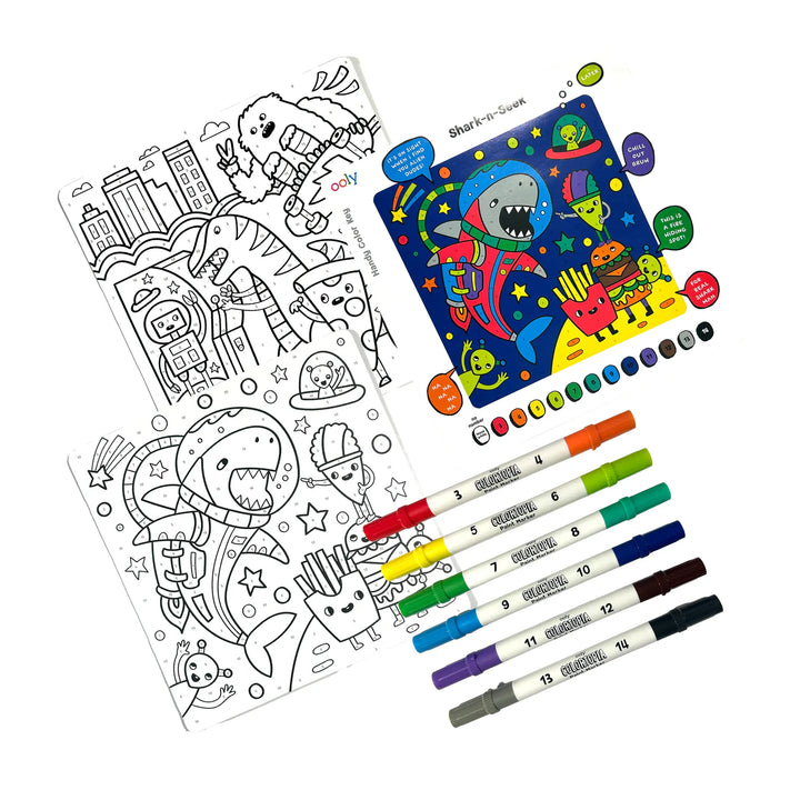 Colortopia Color By Number Paint Marker Kit - Epic Adventures | OOLY