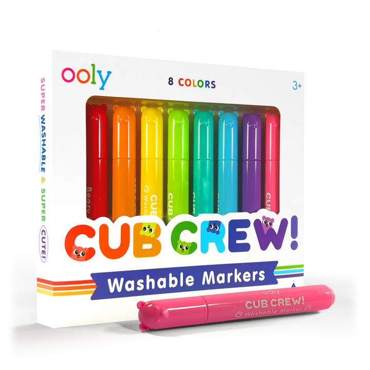 Cub Crew Washable Markers - Set of 8 | OOLY