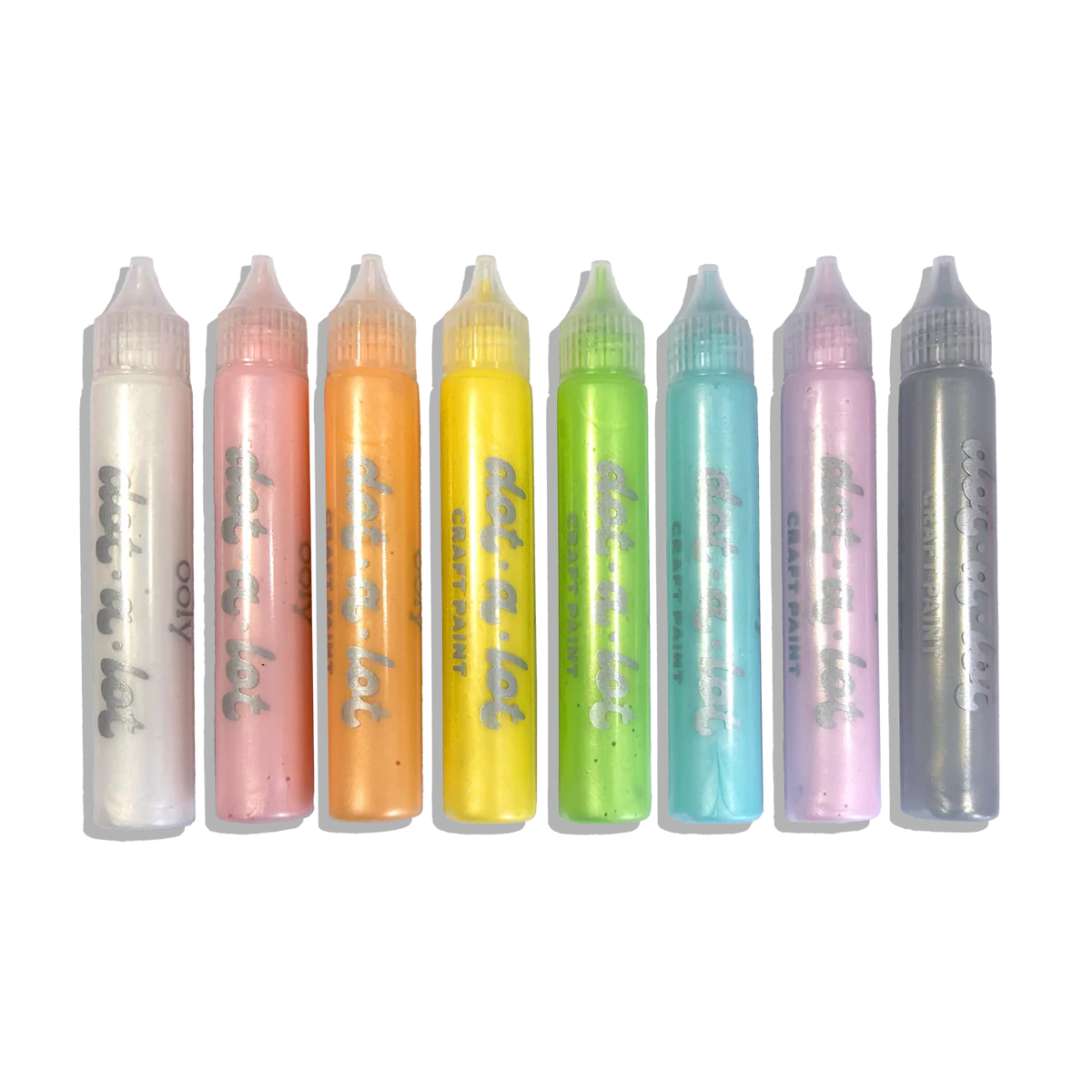 Dot-a-Lot 3D Dimensional Craft Paint - Pearlescent - Set of 8 | OOLY