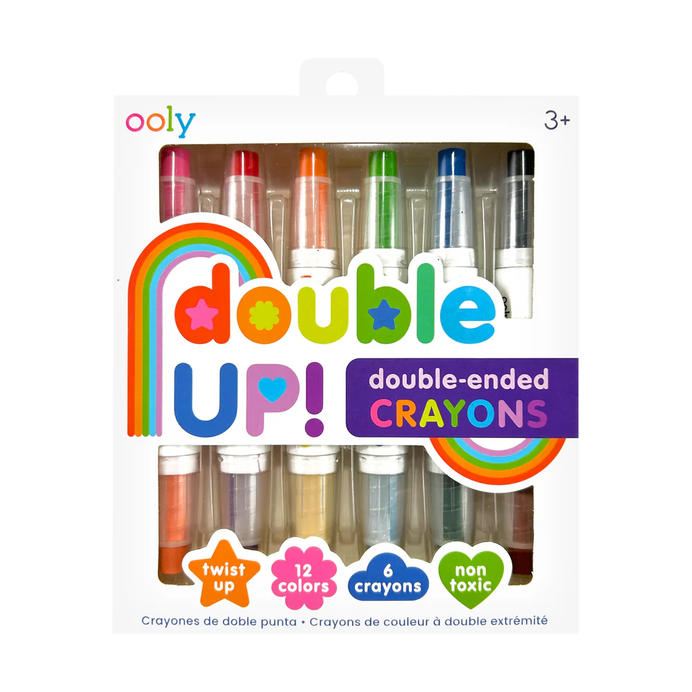 Double Up! Double-Ended Crayons - Set of 6 | OOLY