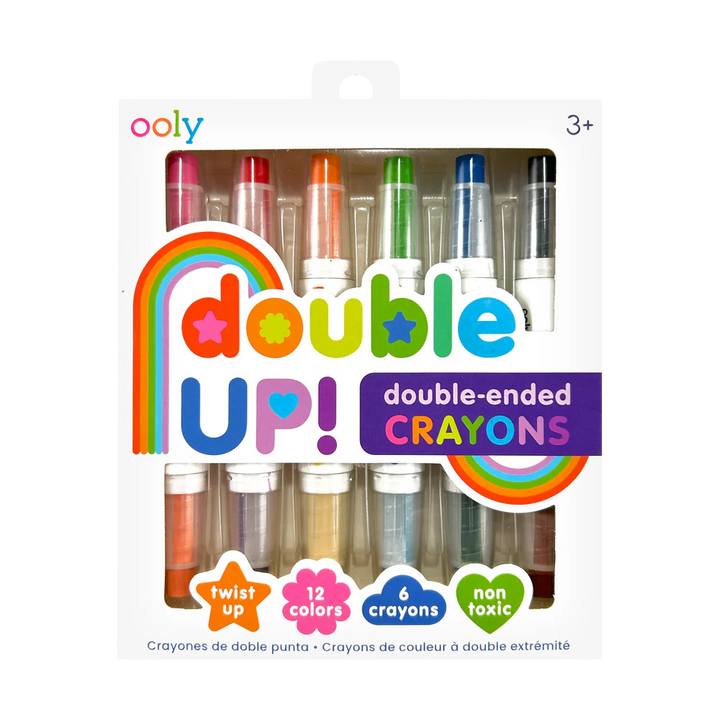 Double Up! Double-Ended Crayons - Set of 6 | OOLY