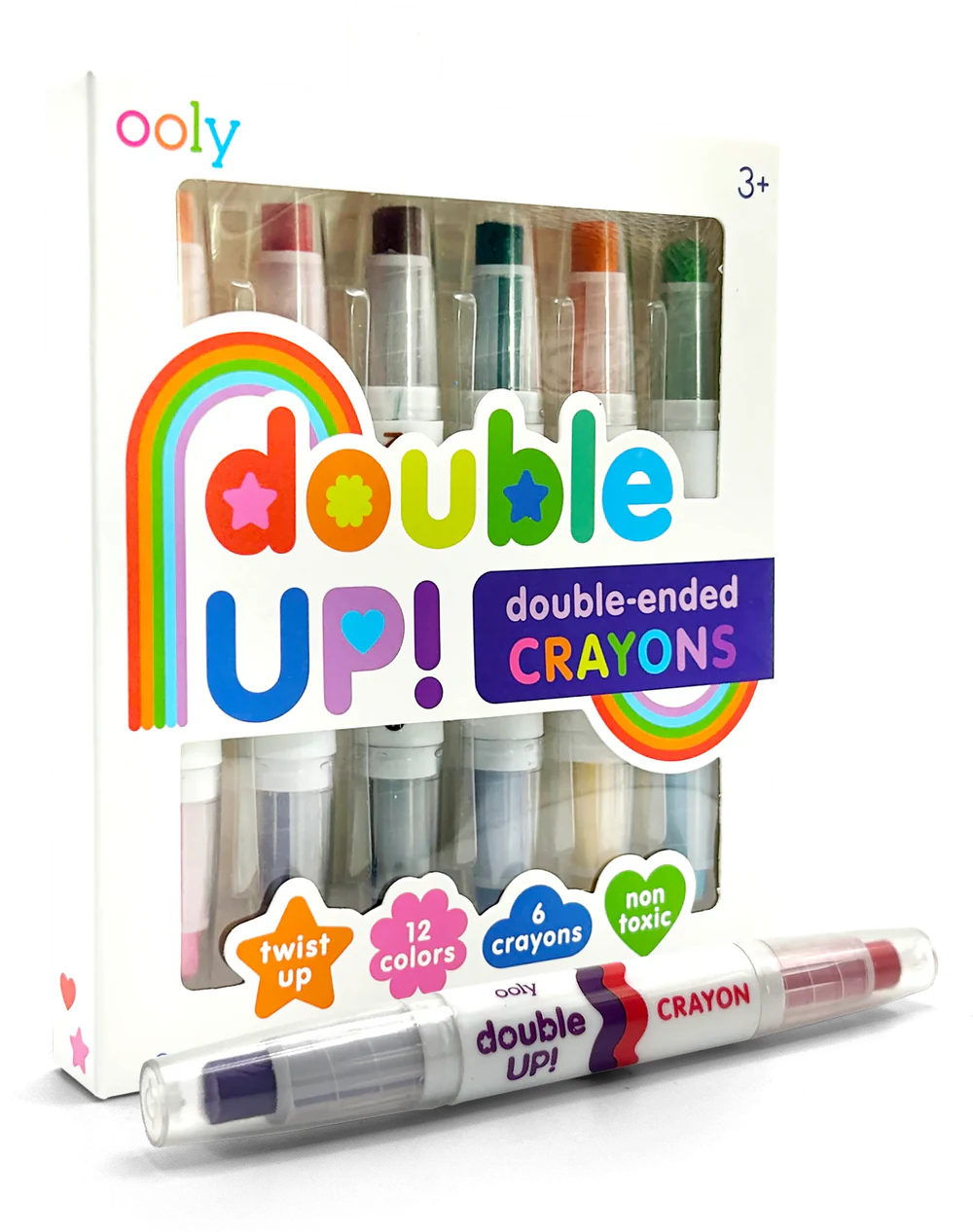 Double Up! Double-Ended Crayons - Set of 6 | OOLY