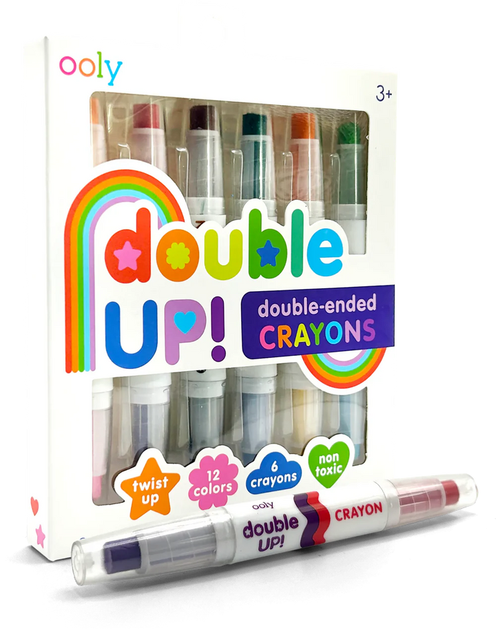 Double Up! Double-Ended Crayons - Set of 6 | OOLY