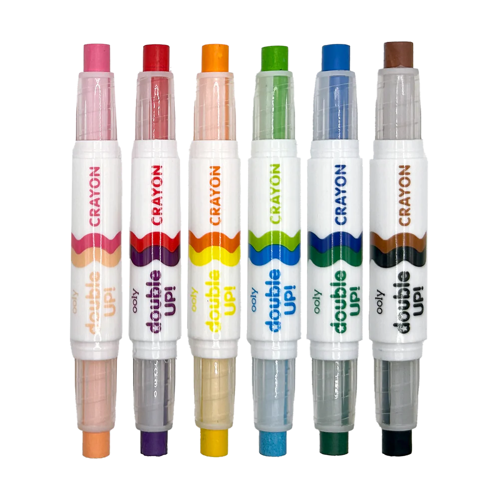 Double Up! Double-Ended Crayons - Set of 6 | OOLY