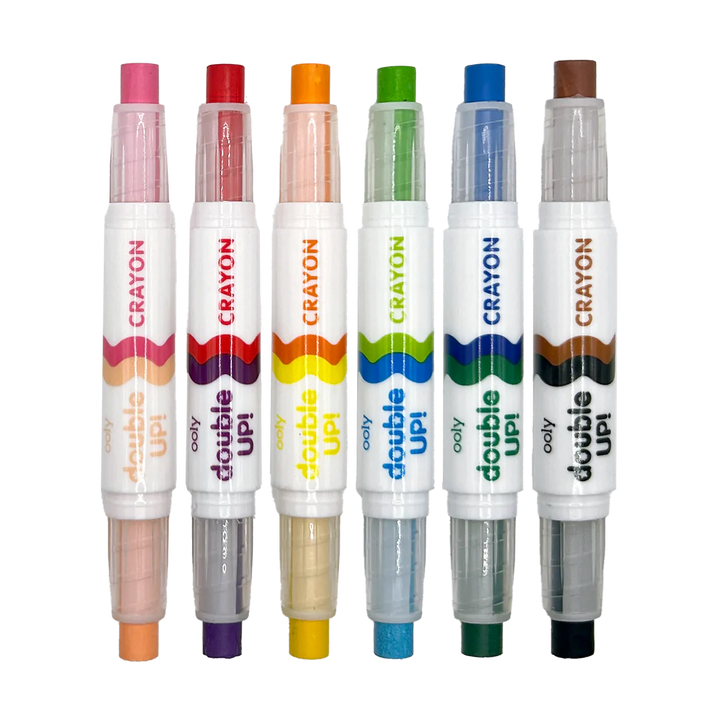 Double Up! Double-Ended Crayons - Set of 6 | OOLY