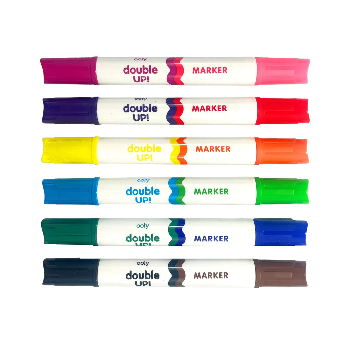 Double Up! Double-Ended Markers - Set of 6 | OOLY