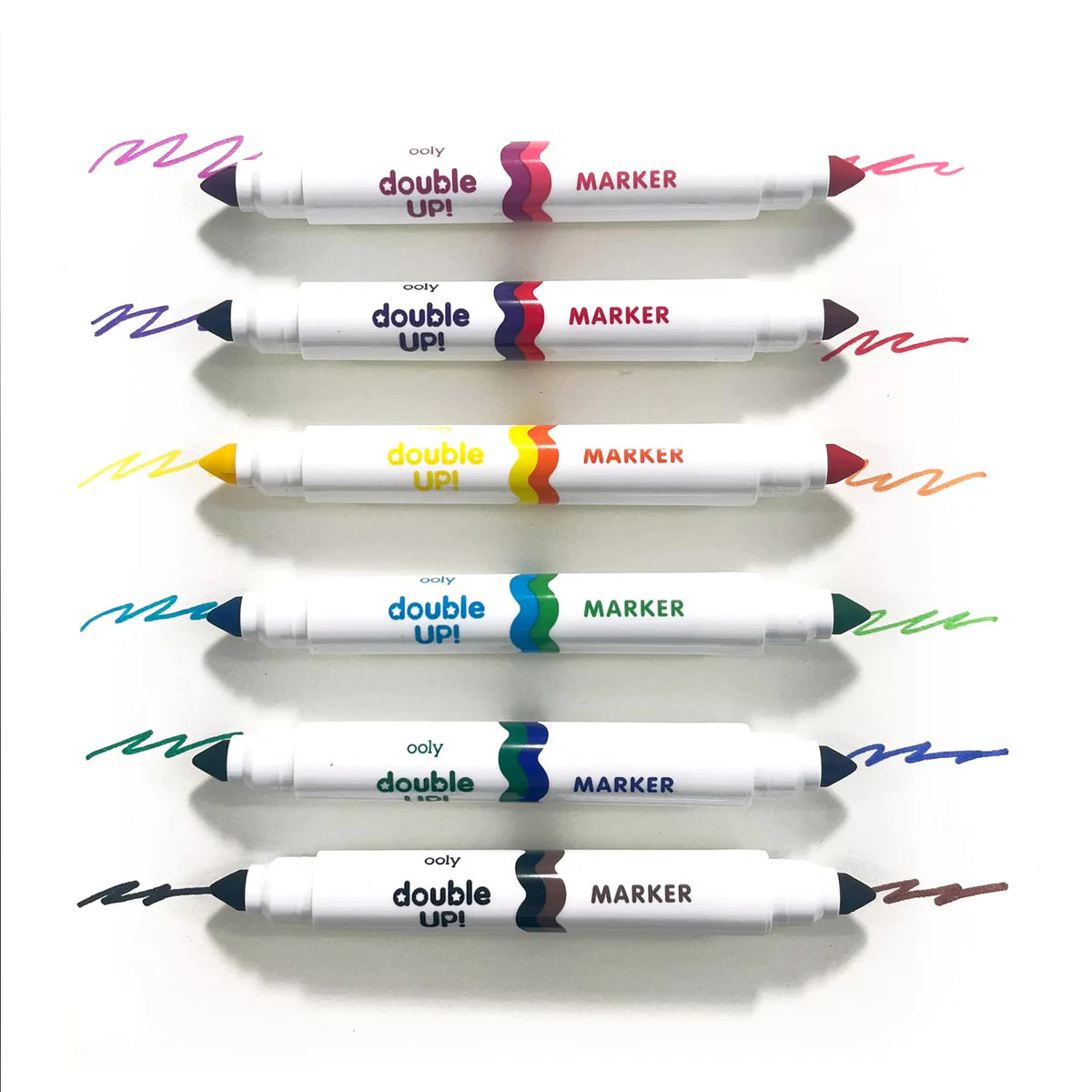 Double Up! Double-Ended Markers - Set of 6 | OOLY