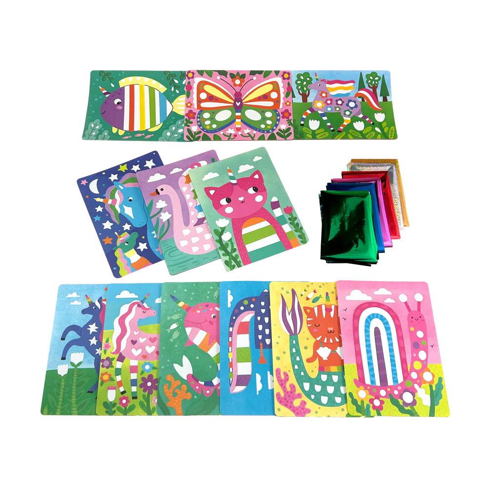 Foil-tastic Foil Art & Coloring Kit Set - Whimsical World | OOLY