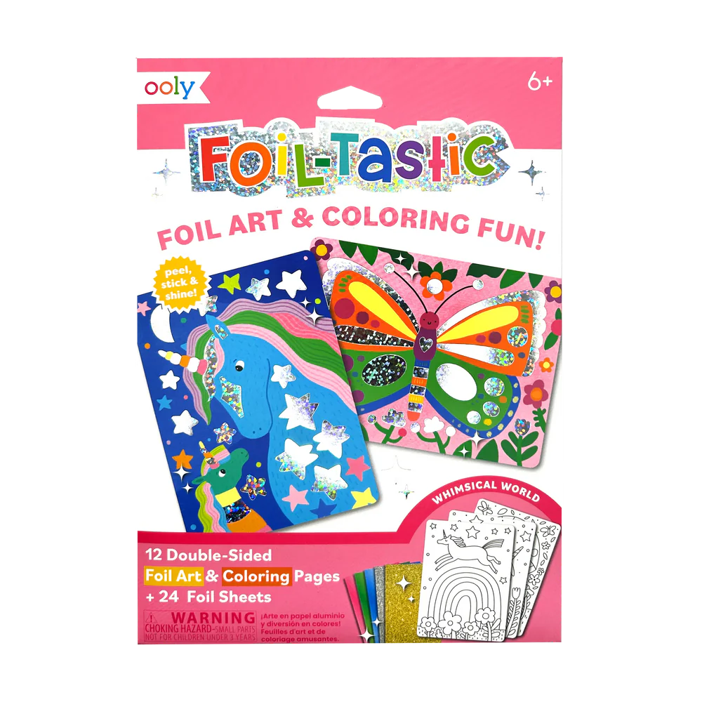 Foil-tastic Foil Art & Coloring Kit Set - Whimsical World | OOLY