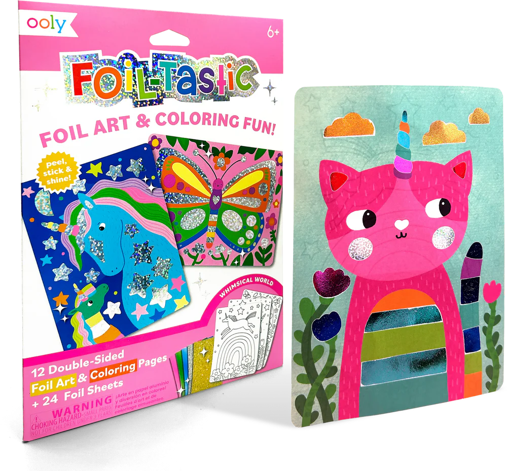 Foil-tastic Foil Art & Coloring Kit Set - Whimsical World | OOLY