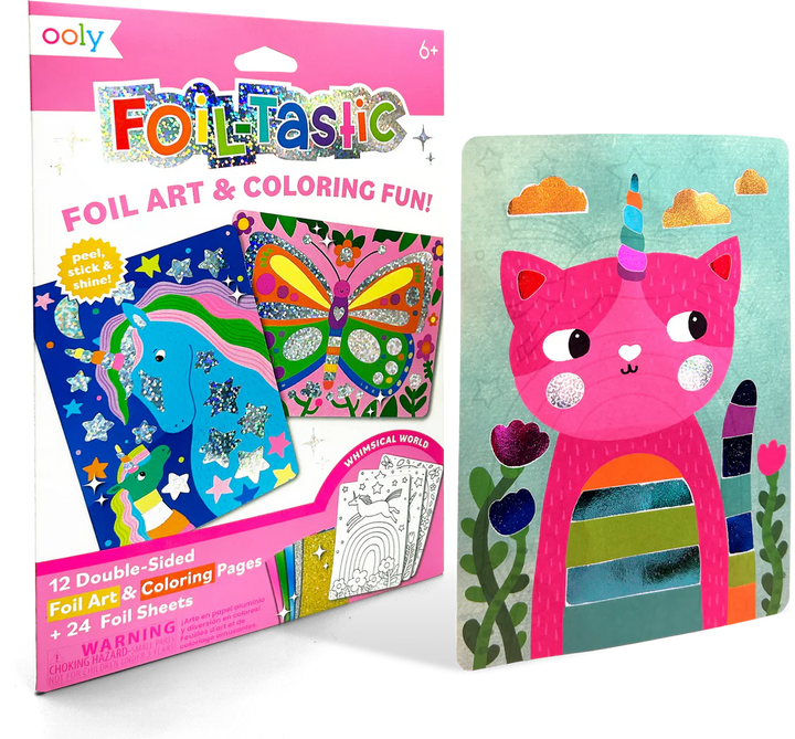 Foil-tastic Foil Art & Coloring Kit Set - Whimsical World | OOLY