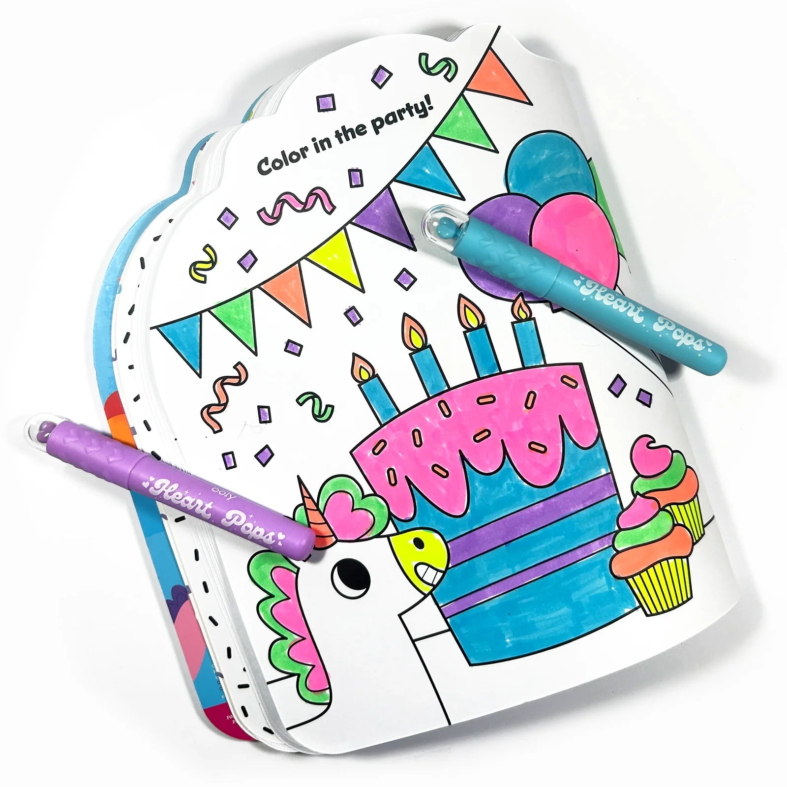 Heart Pops Neon Highlighters - Set of 6 | OOLY