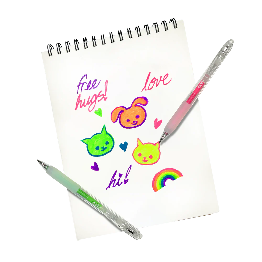 Jelly Gloss Neon Multi-Surface Deco Gel Pens | OOLY