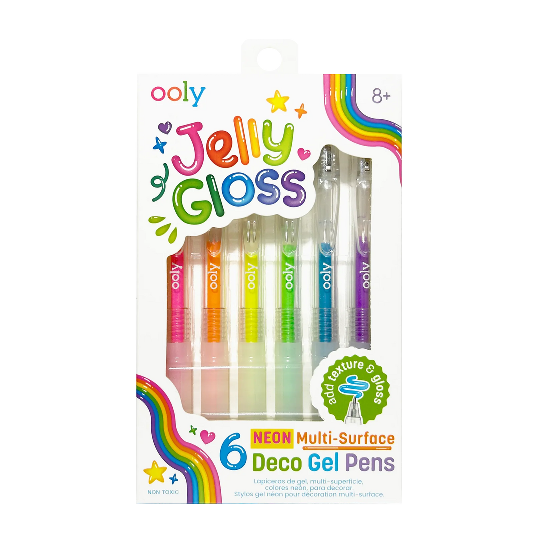 Jelly Gloss Neon Multi-Surface Deco Gel Pens | OOLY