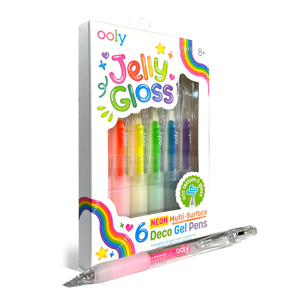 Jelly Gloss Neon Multi-Surface Deco Gel Pens | OOLY