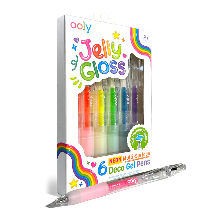 Jelly Gloss Neon Multi-Surface Deco Gel Pens | OOLY