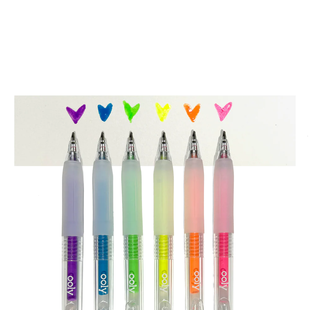 Jelly Gloss Neon Multi-Surface Deco Gel Pens | OOLY