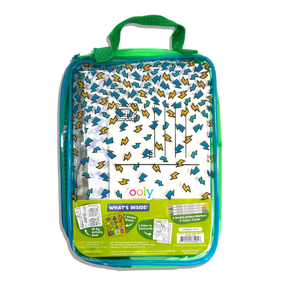 Let's Go! Activity & Coloring Kit - Robo Dinos | OOLY