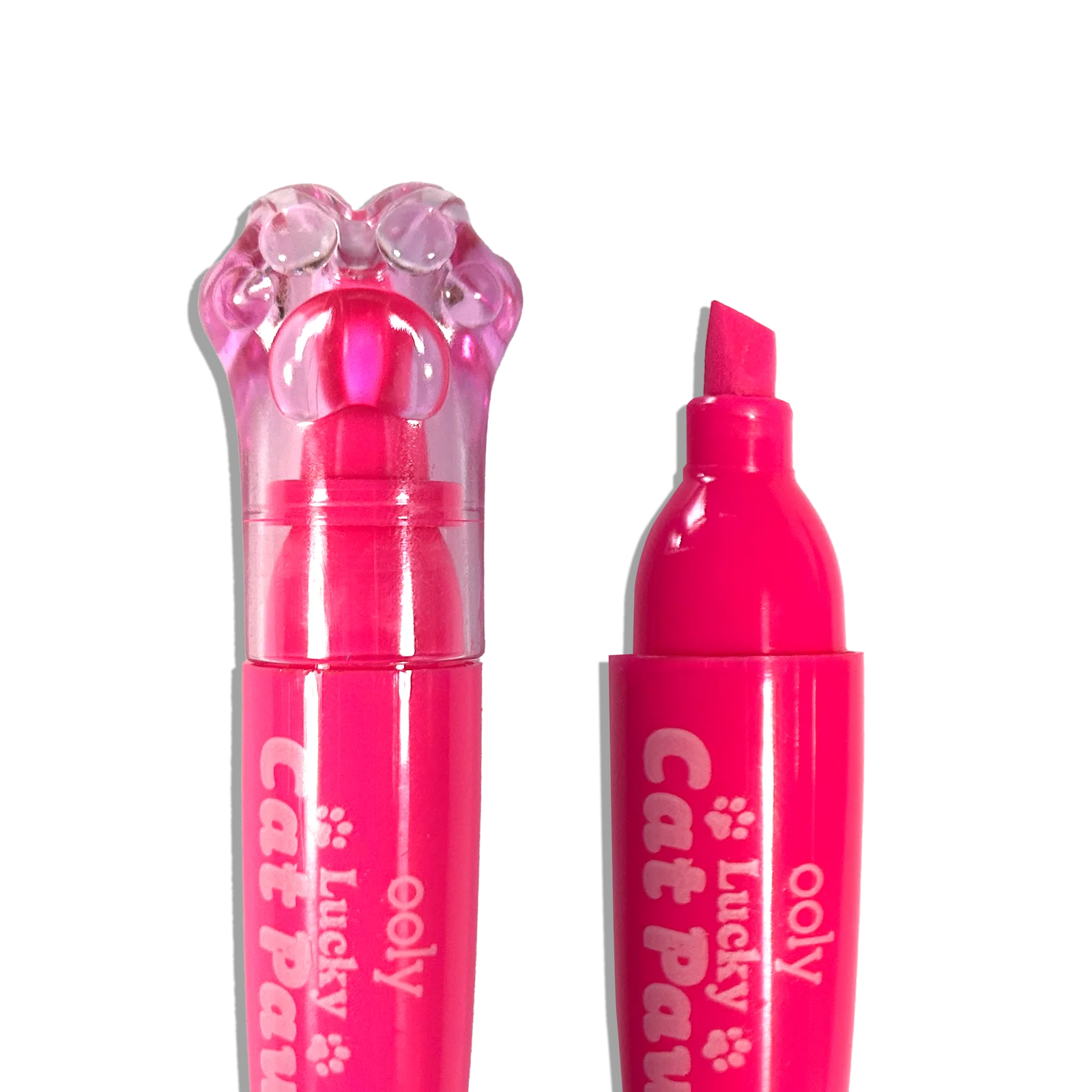 Lucky Cat Paw Scented Neon Highlighters - Set of 6 | OOLY