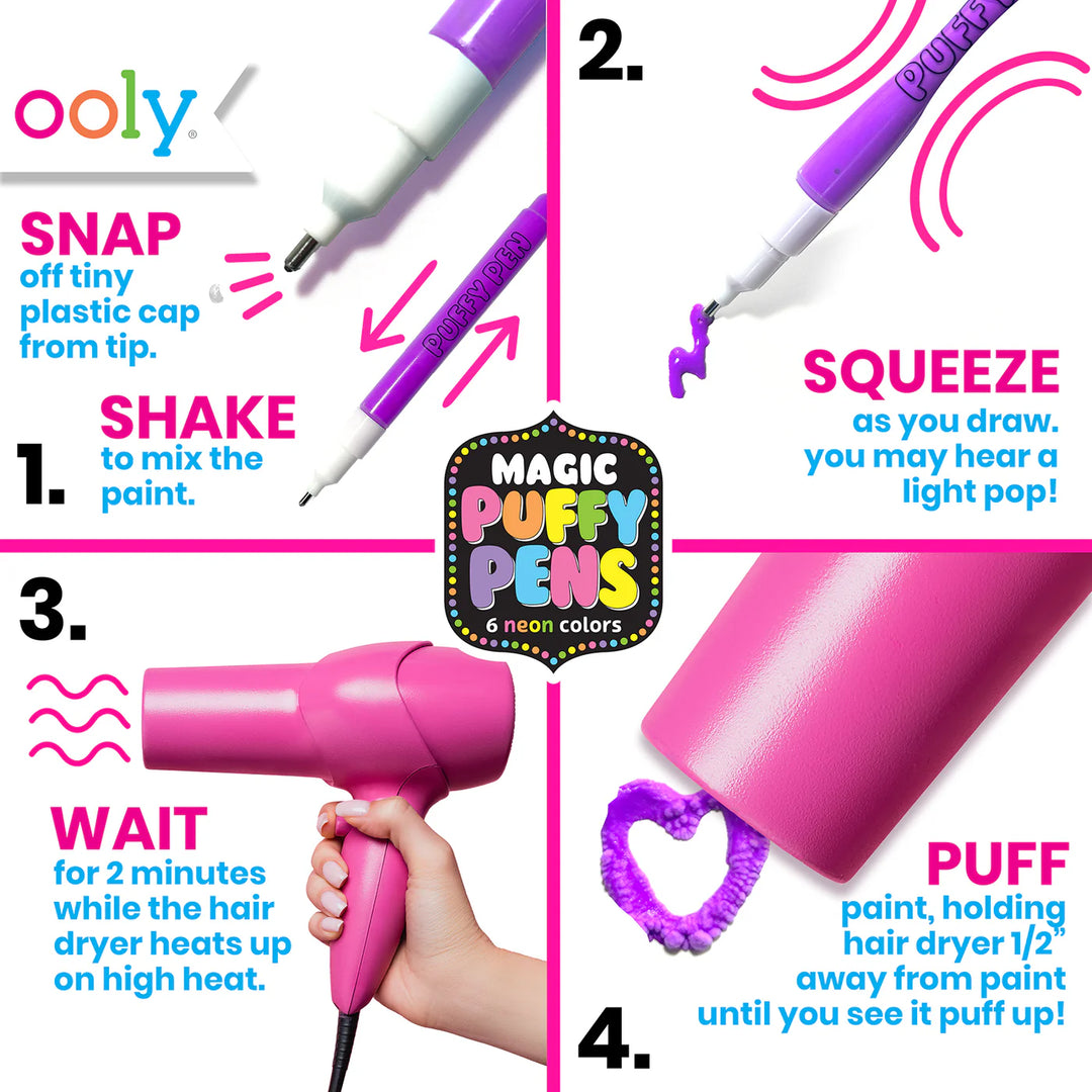 Magic Puffy Pens | OOLY