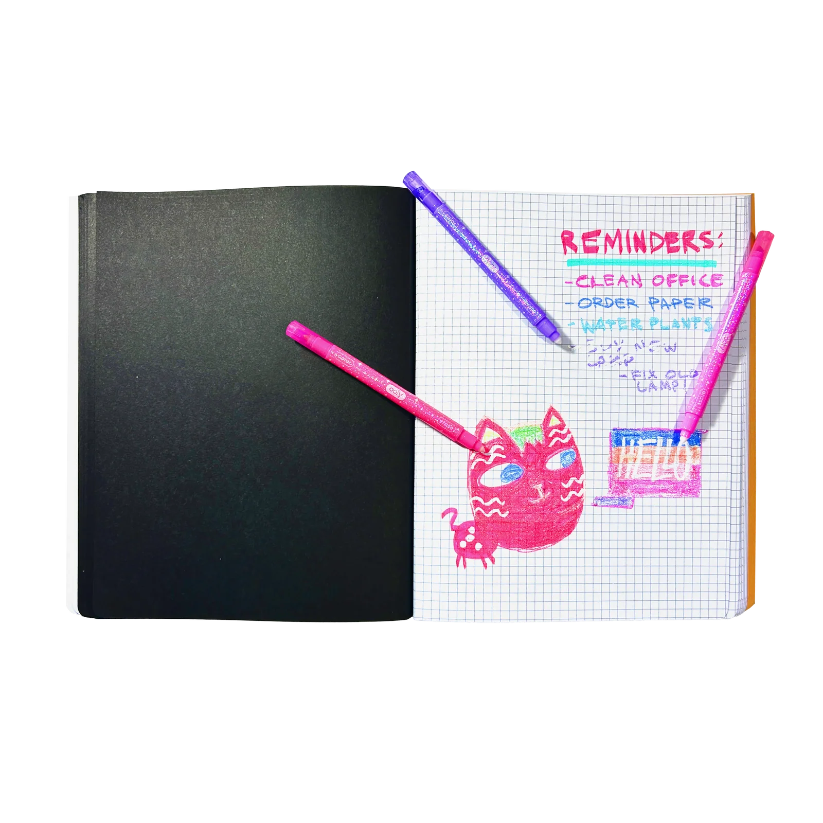 Make No Mistake! Sparkle Glittery Erasable Markers - Set of 12 | OOLY