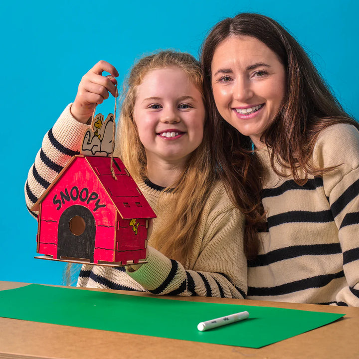 OOLY x Peanuts: Color'in Wooden Birdhouse Kit | OOLY