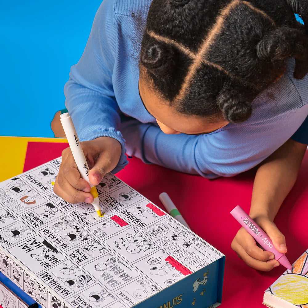 OOLY x Peanuts: Coloring Activity & Sticker Kit | OOLY