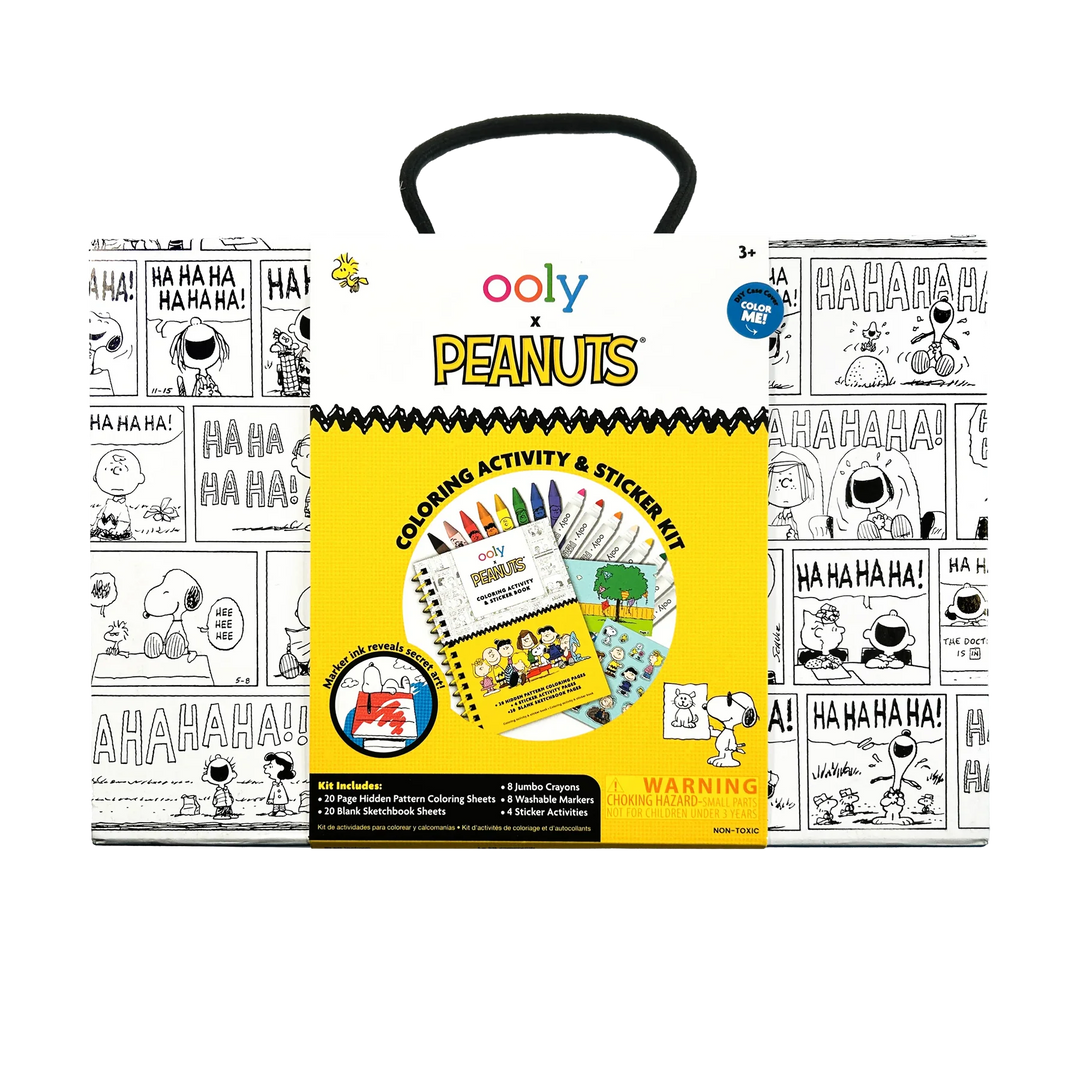 OOLY x Peanuts: Coloring Activity & Sticker Kit | OOLY