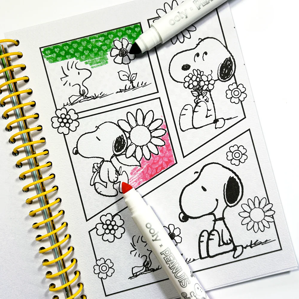 OOLY x Peanuts: Coloring Activity & Sticker Kit | OOLY