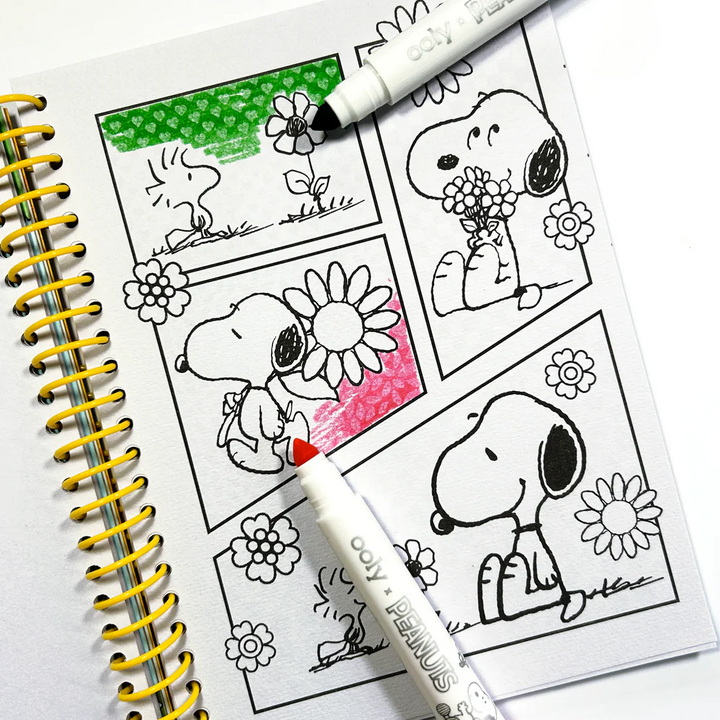 OOLY x Peanuts: Coloring Activity & Sticker Kit | OOLY