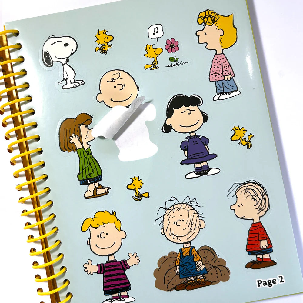 OOLY x Peanuts: Coloring Activity & Sticker Kit | OOLY