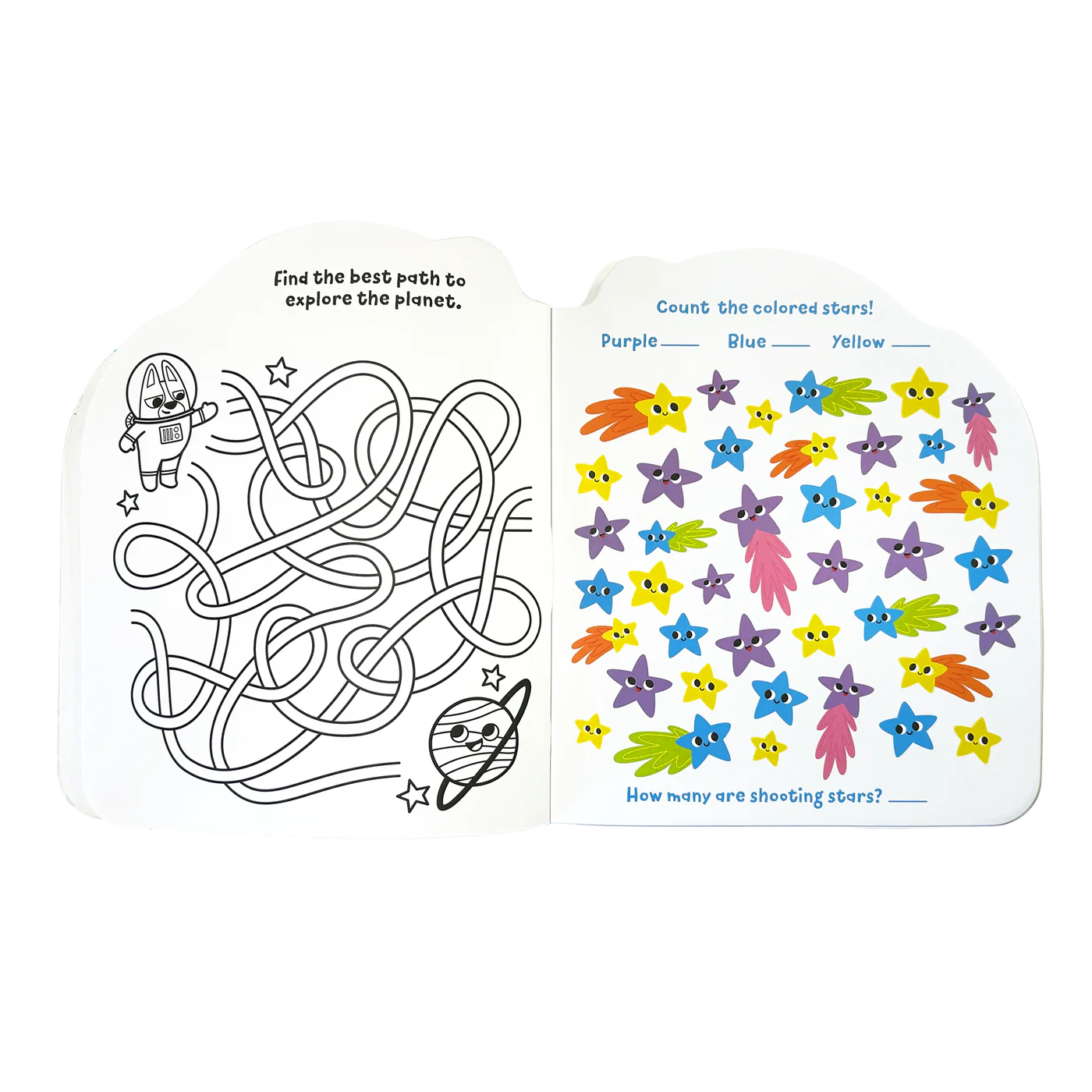 Playful Pages Activity Book - Pets in Space | OOLY
