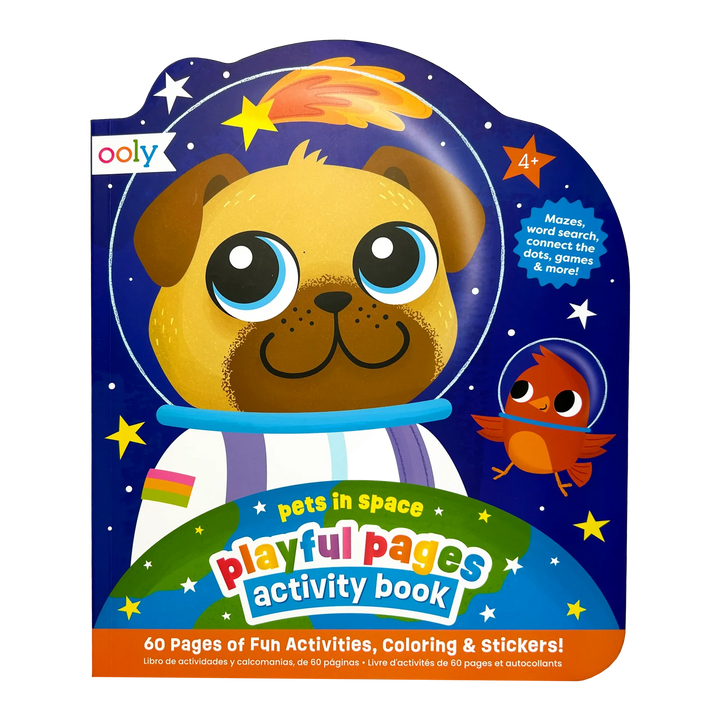 Playful Pages Activity Book - Pets in Space | OOLY