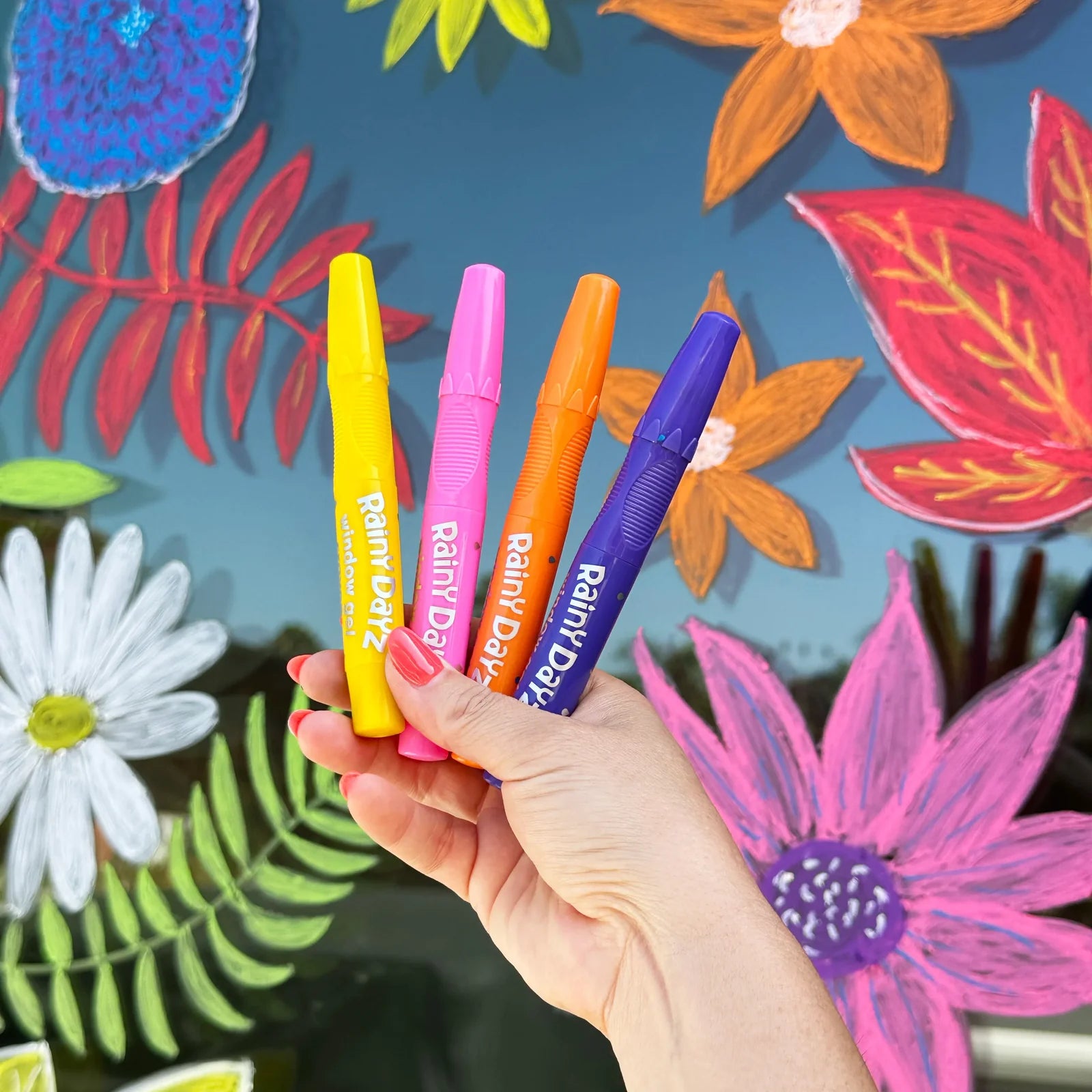 Rainy Dayz Window Gel Crayons - Set of 10 | OOLY