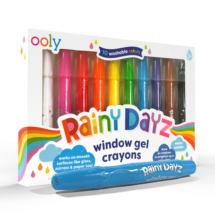 Rainy Dayz Window Gel Crayons - Set of 10 | OOLY