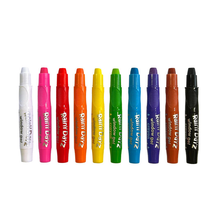 Rainy Dayz Window Gel Crayons - Set of 10 | OOLY