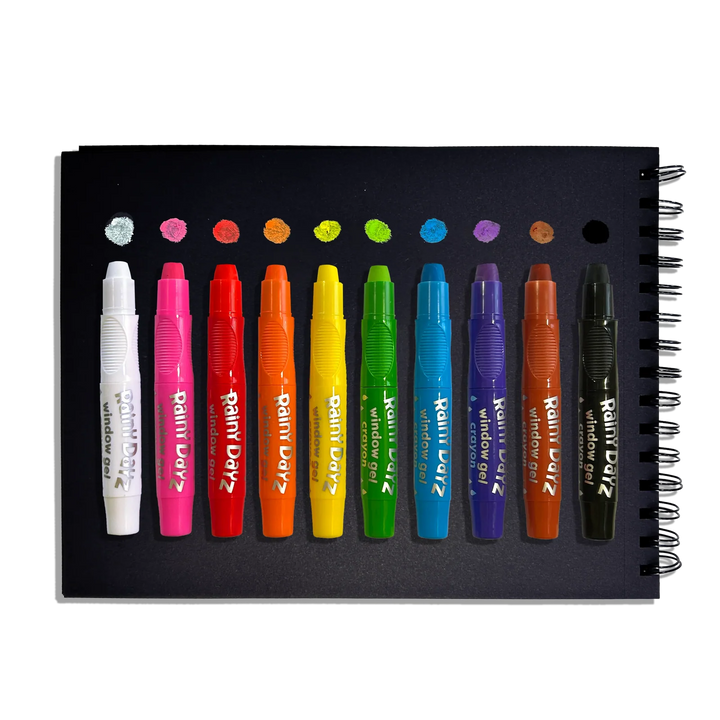 Rainy Dayz Window Gel Crayons - Set of 10 | OOLY