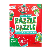 Razzle Dazzle DIY Gem Sticker Kit - Jingle & Joy | OOLY