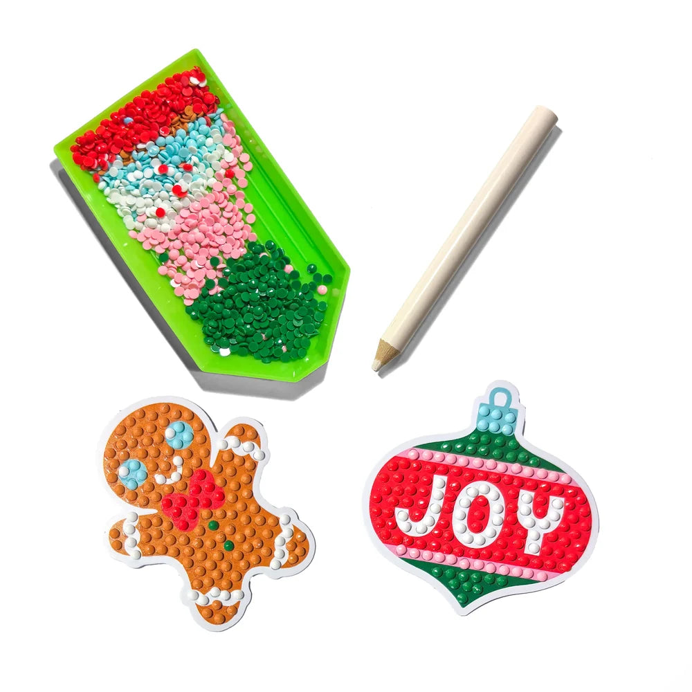 Razzle Dazzle DIY Gem Sticker Kit - Jingle & Joy | OOLY