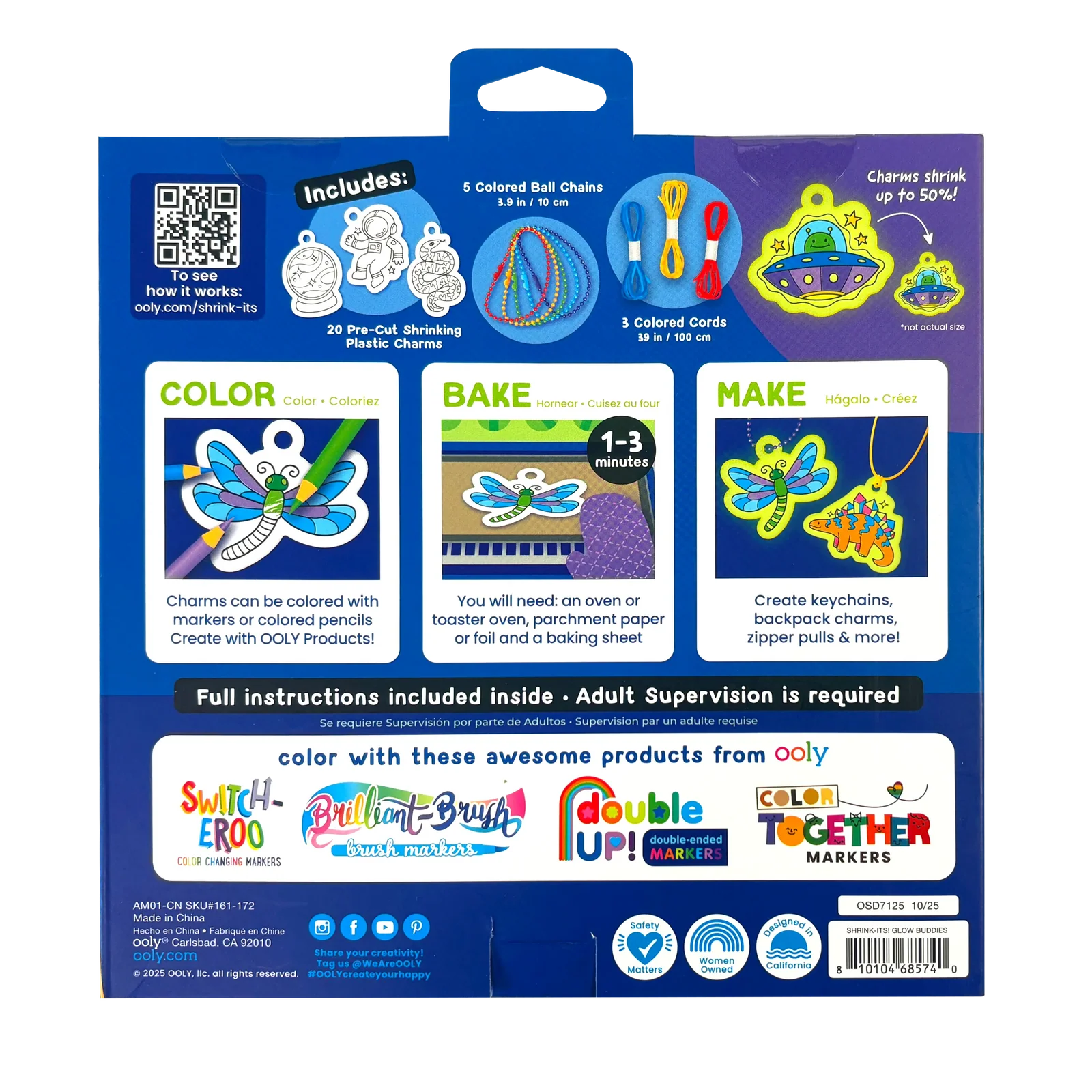 Shrink-Its! DIY Shrink Art Kit - Glow Buddies | OOLY