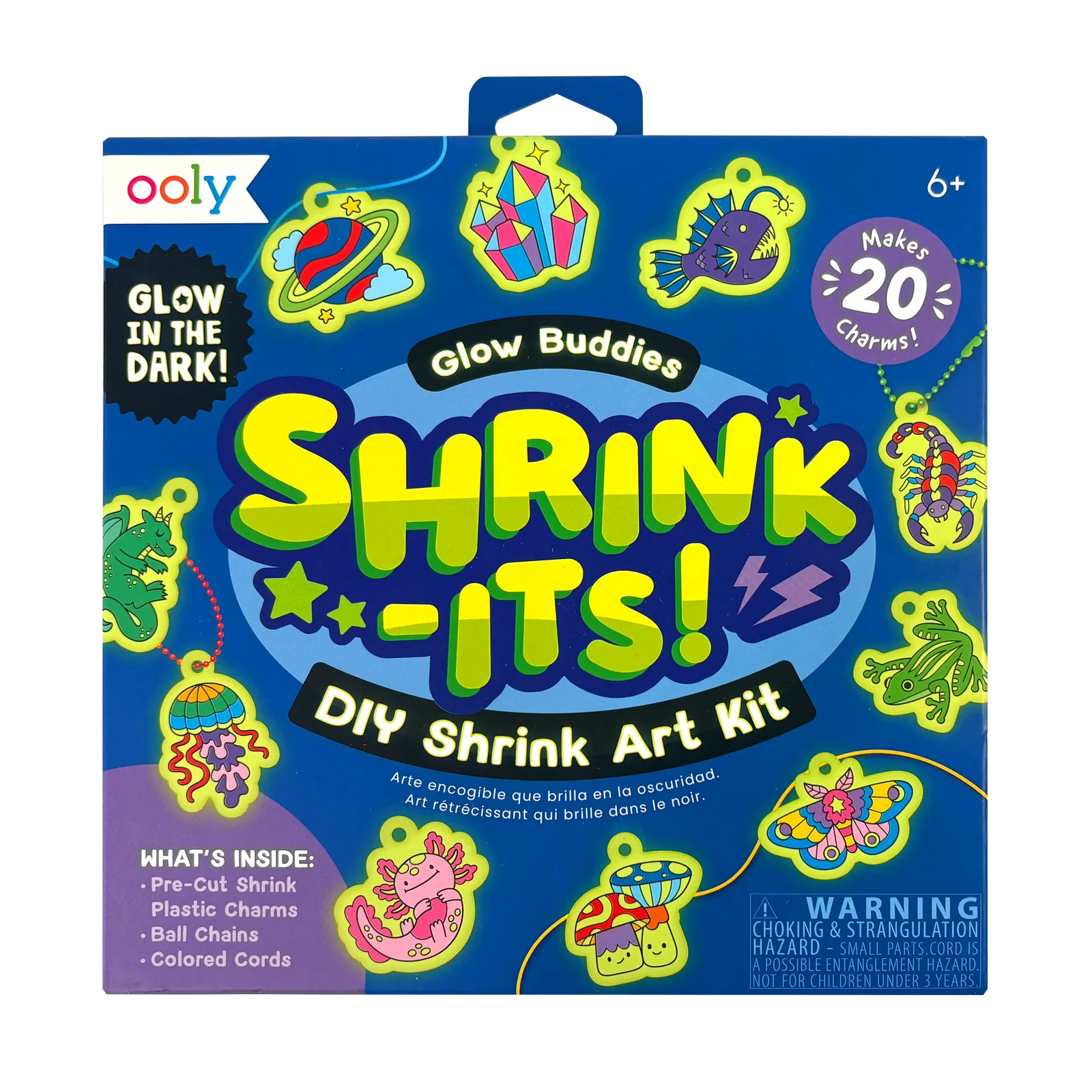 Shrink-Its! DIY Shrink Art Kit - Glow Buddies | OOLY