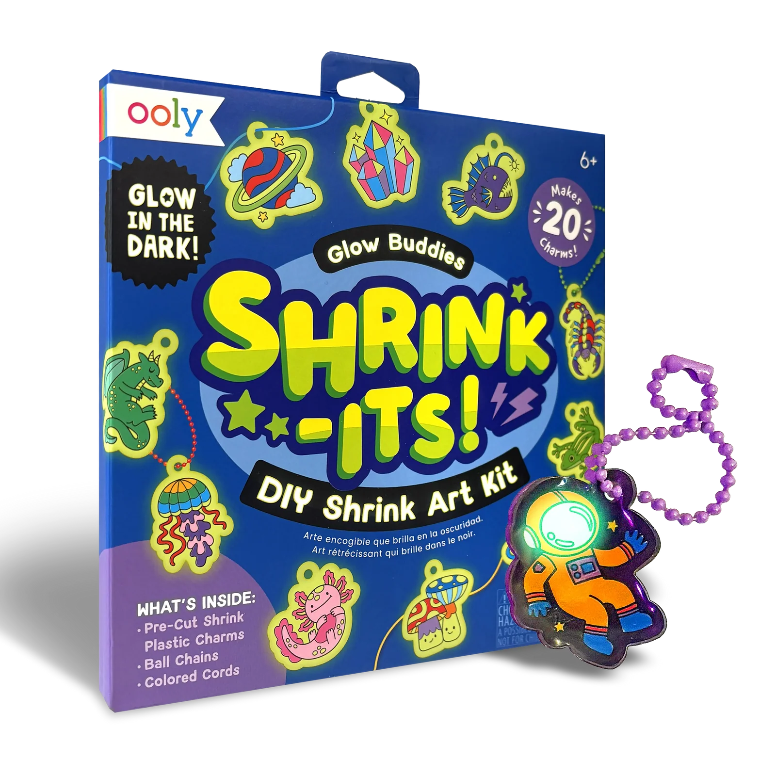 Shrink-Its! DIY Shrink Art Kit - Glow Buddies | OOLY