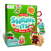 Shrink Its! Mini DIY Shrink Art Kit - Holly Jolly | OOLY