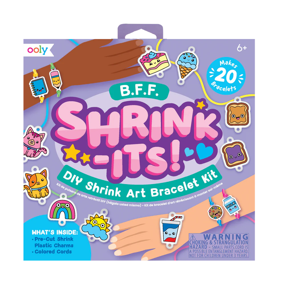 Shrink-its! DIY Shrink Art Bracelet Kit - BFF | OOLY