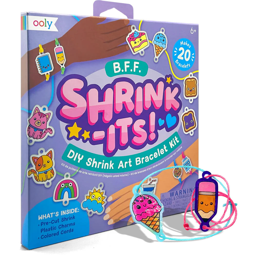 Shrink-its! DIY Shrink Art Bracelet Kit - BFF | OOLY