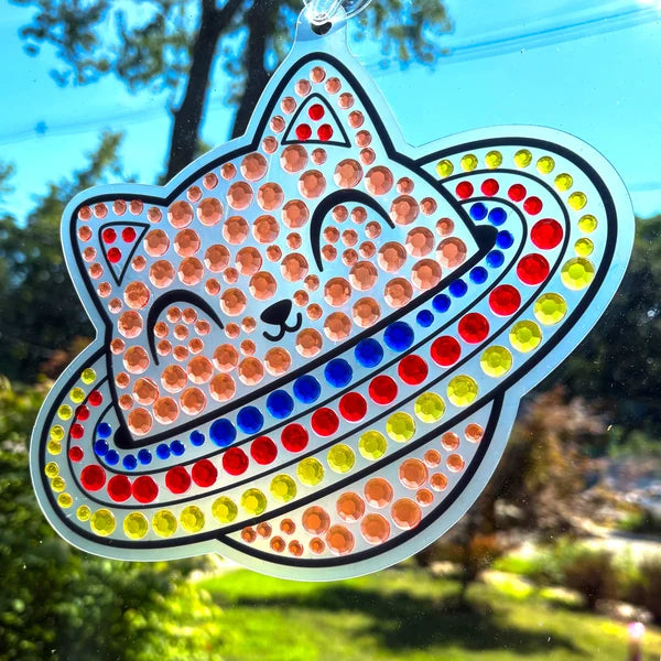Sun Sparkles Gem Suncatcher Kit - Cosmic Fun - 4 Designs | OOLY