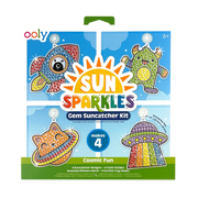 Sun Sparkles Gem Suncatcher Kit - Cosmic Fun - 4 Designs | OOLY