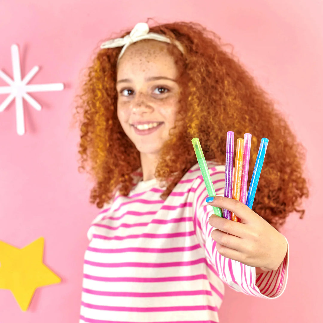 Switch-Eroo Sparkle Glittery Color Changing Markers - Set of 12 | OOLY