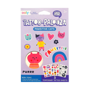 Tattoo-Palooza x Suzy Ultman: Temporary Tattoos Mini Pack - Pawsitive Cats | OOLY